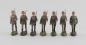 Preview: 7 Massefiguren Wehrmacht Elastolin Infanteristen
