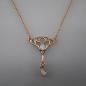 Preview: Jugendstil-Collier Opal