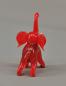 Preview: Elefant steh. rot 6cm