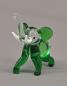 Preview: Elefant steh. grün 6cm