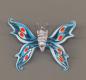 Preview: Schmetterling türkis 5cm
