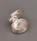 Preview: Pillendose oval godronierter Deckel
