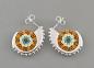 Preview: Murano Millefiori Ohrringe