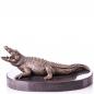 Preview: Bronzefigur Krokodil