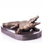 Preview: Bronzefigur Krokodil