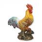 Preview: Eisen Figur Skulptur rustikal Hahn bunt