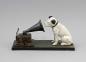 Preview: Hund mit Grammophon "His Masters Voice"