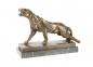 Preview: Bronze Skulptur Verwundeter Panther