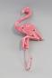 Preview: Wandhaken Flamingo Eisen rosa 1 Haken