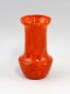 Preview: Orangefarbene Vase mit  Einschmelzungen