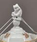 Preview: Tropfenfänger Frosch mit Fliege weiß
