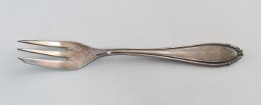 12 Silberne Kuchengabeln