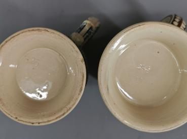 2 Bierkrüge Historismus