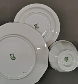 Kaffee-Tee-Service Rosenthal Maria Weiß Goldrand