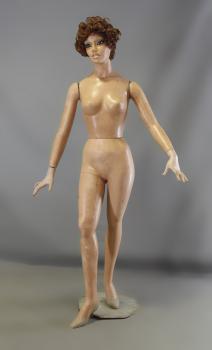 Schaufensterpuppe Frau um 1970