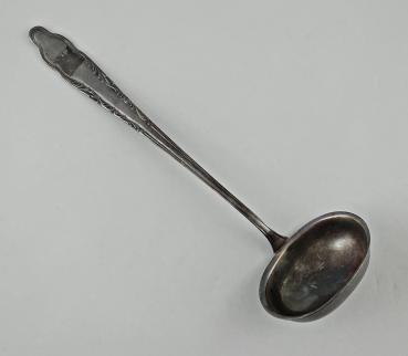Versilberte Kelle Neoveda 90er Auflage Rocaillen L 30,5 cm