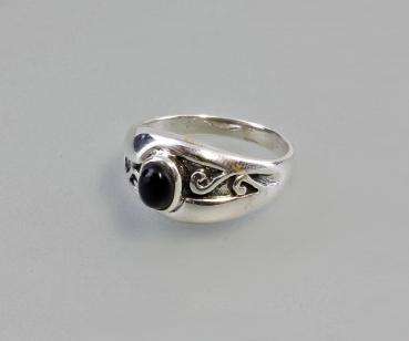 Silber-Ring mit Onyx