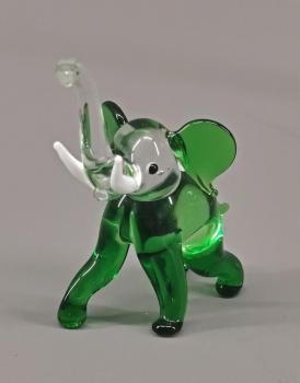 Elefant steh. grün 6cm