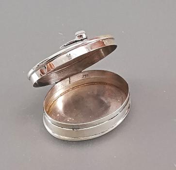 Pillendose oval Elfe Mondstein 4x3x1,5cm