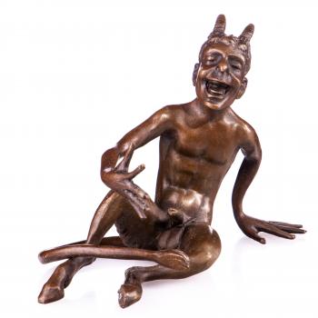 Bronzefigur Wiener Art Nackter Teufel