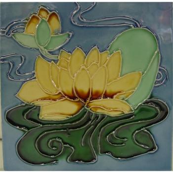 Keramik-Fliese Jugendstil