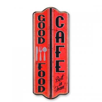 Blechschild "Cafe Good Food"