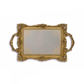 Tablett goldfarben