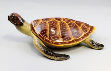 Große Deckeldose Schildkröte