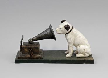 Hund mit Grammophon "His Masters Voice"