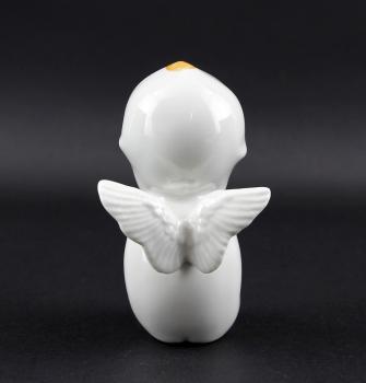 Kewpie Schutzengel glasiert weiße Flügel