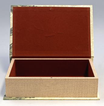 Leder-Buch-Box gr