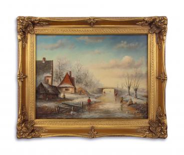 Gemälde Winterlandschaft