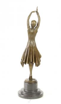 Bronze Skulptur Frau Balletttänzerin