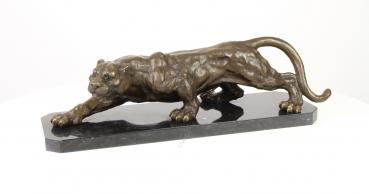 Bronze Skulptur eines Panthers