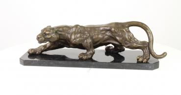 Bronze Skulptur eines Panthers