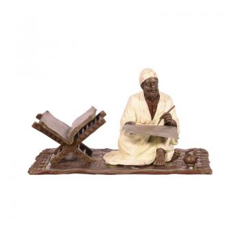 Bronze Skulptur Arabischer Gelehrter Schreiber
