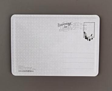 Blechpostkarte VW ABC