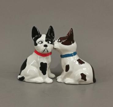 Salz und Pfeffer Streuer Paar Hunde