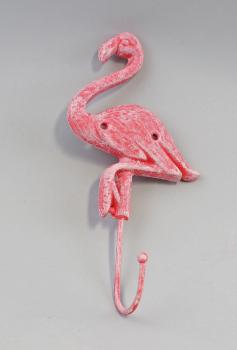 Wandhaken Flamingo Eisen rosa 1 Haken