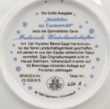 Sammelteller ,Malerische WInterlandschaften,.