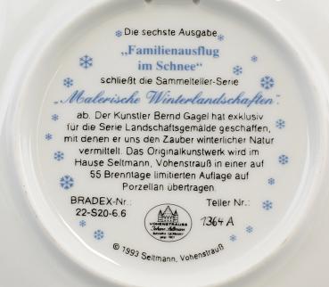 Sammelteller ,Malerische Winterlandschaften,.