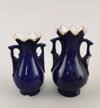 Paar Vasen kobalt