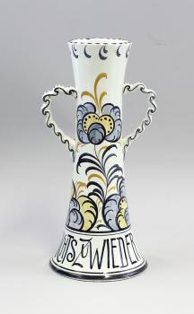 Fayence-Vase