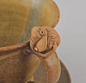 Tasse mit Untertasse  Elefant