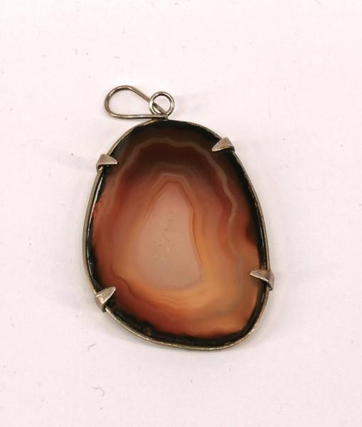 Brosche/Anhänger  Achat Silberdraht