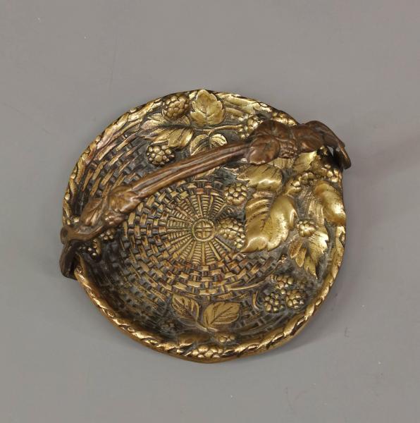 Bronze- Henkelschale Jugendstil