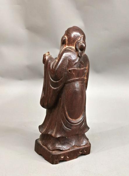 Holz-Figur Konfuzius