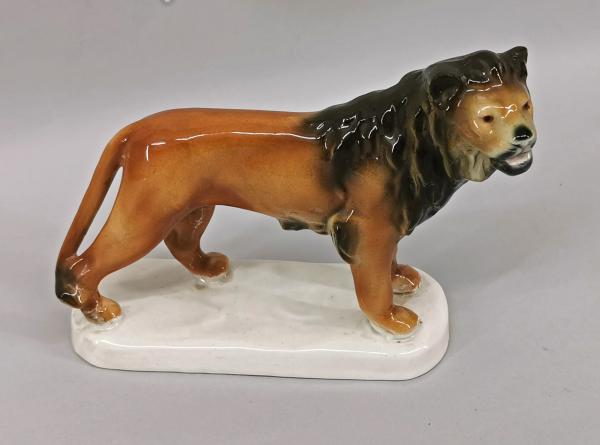 Porzellan Figur Löwe