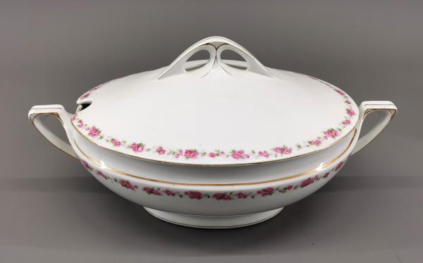 Speiseservice Jugendstil Rosendekor