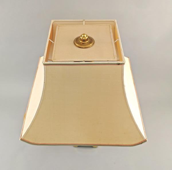 Tischlampe Porzellanfuß